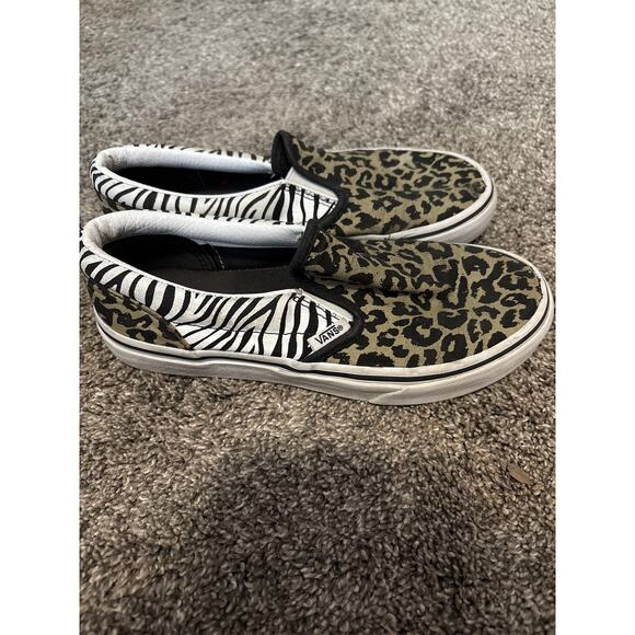 VANS Other - Animal Print Vans Kids Size 3
